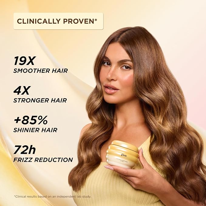 Gisou Honey Gloss Ceramide Therapy Hair Mask Mini – Deep Repair & Hydration - Image 5