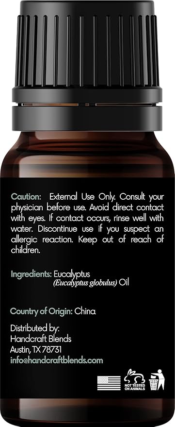 Handcraft Blends Eucalyptus Essential Oil – 0.33 Fl Oz – 100% Pure and Natural - Image 2