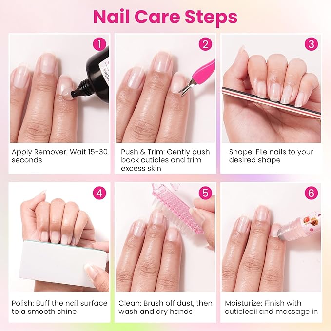 Cuticle Remover Kit: 13Pcs Manicure Pedicure Kit - Image 7