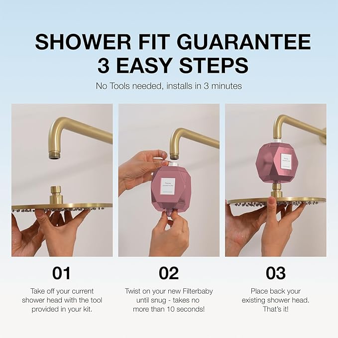 Filterbaby Diamond Shower Filter, IAPMO Certified to NSF177 Standard, Expert - Image 6