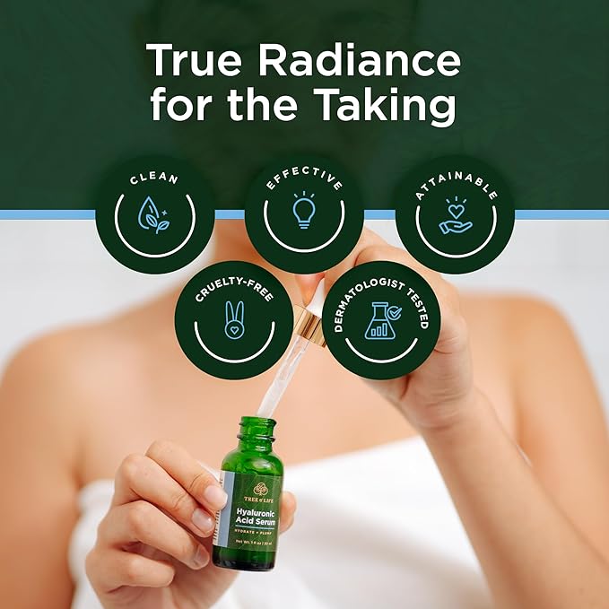 Tree of Life Beauty Hyaluronic Acid Serum, Skin Brightening Face Oil - Image 7