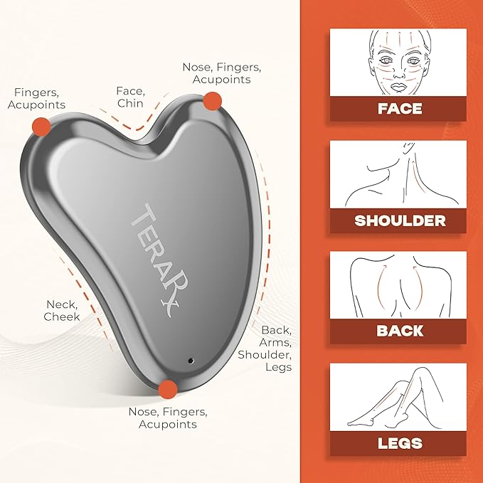 TeraRX® Terahertz Gua Sha for Enhanced Lymphatic Drainage, and Relieved Facial - Image 5