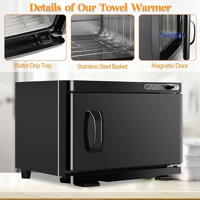 Hot Towel Warmer, Medium Towel Warmer Cabinet, Spa Hot Towel Caddy - Image 4