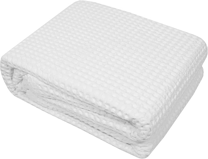100% Fine Cotton Blanket Luxurious Weave Stylish Design Soft and Comfortable - Image 2