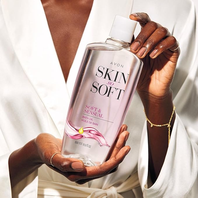 AVON Skin So Soft Bonus-Size Soft & Sensual Bath Oil - Image 3