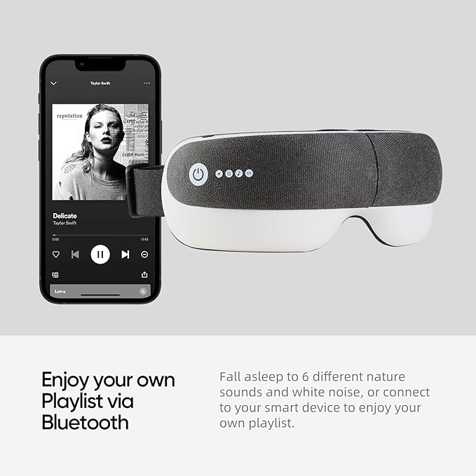 Freed Mind 3 Eye Massager & Bluetooth Heat Sleep mask, Father Gift Sets |with - Image 8