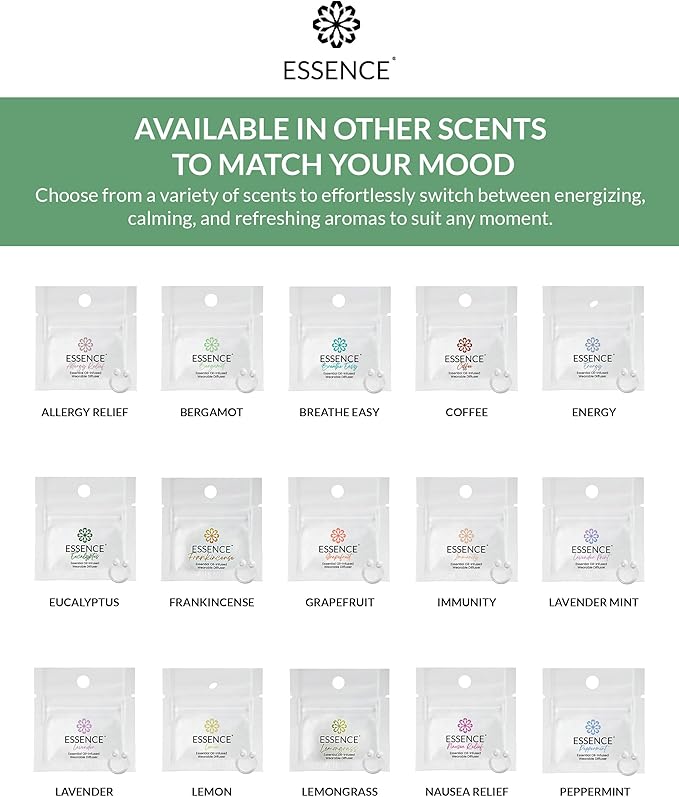 Essence Wearable Aromatherapy Nasal Diffuser – Bergamot Essential Oil Nose Ring - Image 7