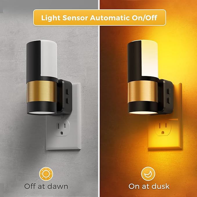 L LOHAS LED Night Lights Plug into Wall, Plug in Night Light, Soft White/Cool - Image 5
