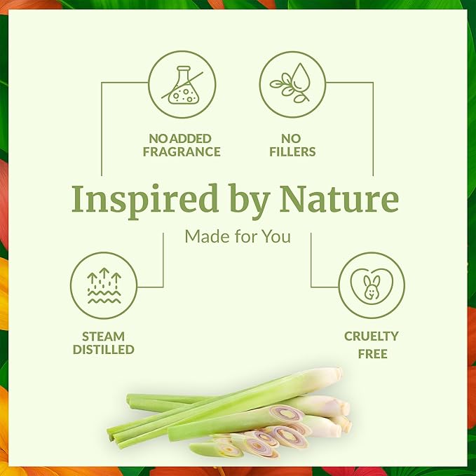 SVA Lemongrass Essential Oil Organic – 16 Fl Oz – 100% Natural Organic - Image 3