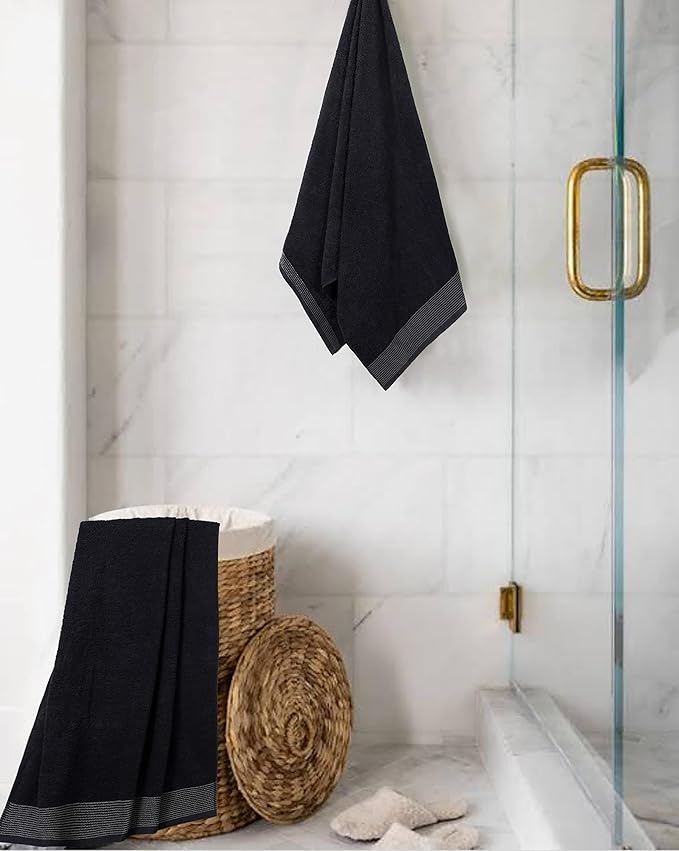 BELIZZI HOME Ultra Soft 2 Pack Oversized Bath Towel Set, 28x55 inches, 100% - Image 4