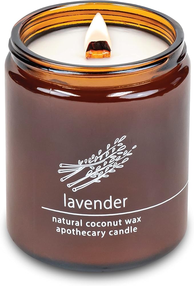 Hemlock Park Crackling Wood Wick Candle Handcrafted by HemlockPark