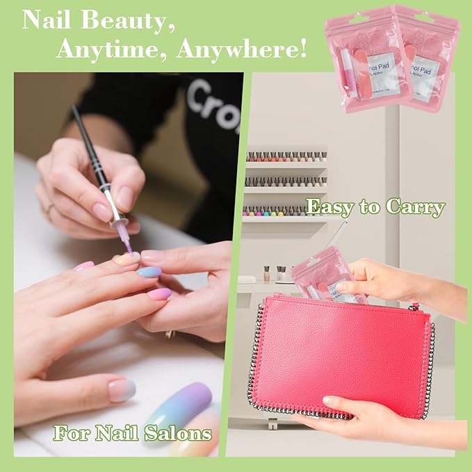 Press On Nail Tool Kit with Everything, Bebbtiy Nail Prep Tool Disposable - Image 6