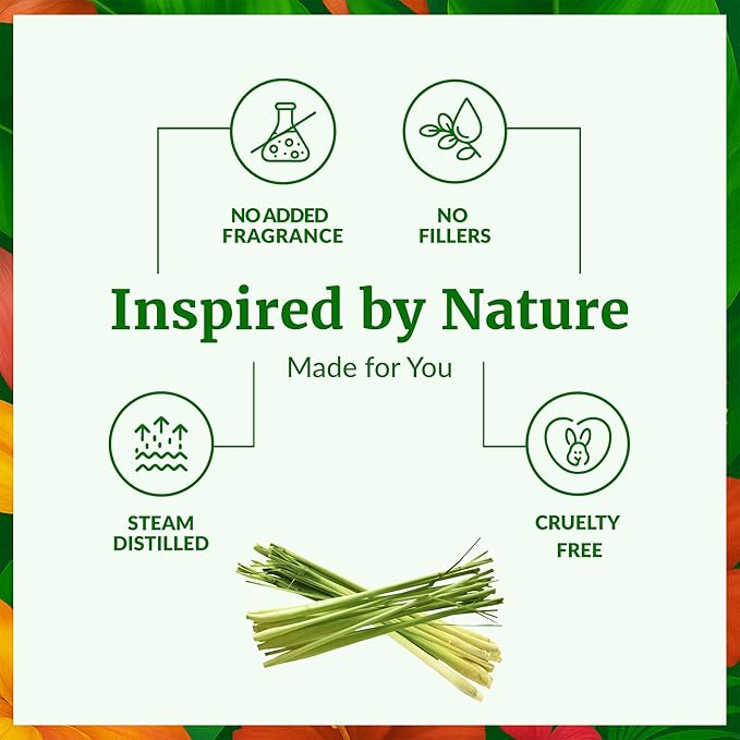 SVA Citronella Essential Oil – 4 Fl Oz – 100% Natural Citronella Oil - Image 3
