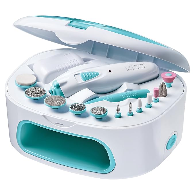 KISS Professional, Electric Nail Drill/Electric Nail File & Nail Dryer System by KISS