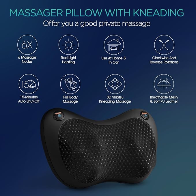 VOYOR-HEALTH Shiatsu Neck and Back Massager - Image 2