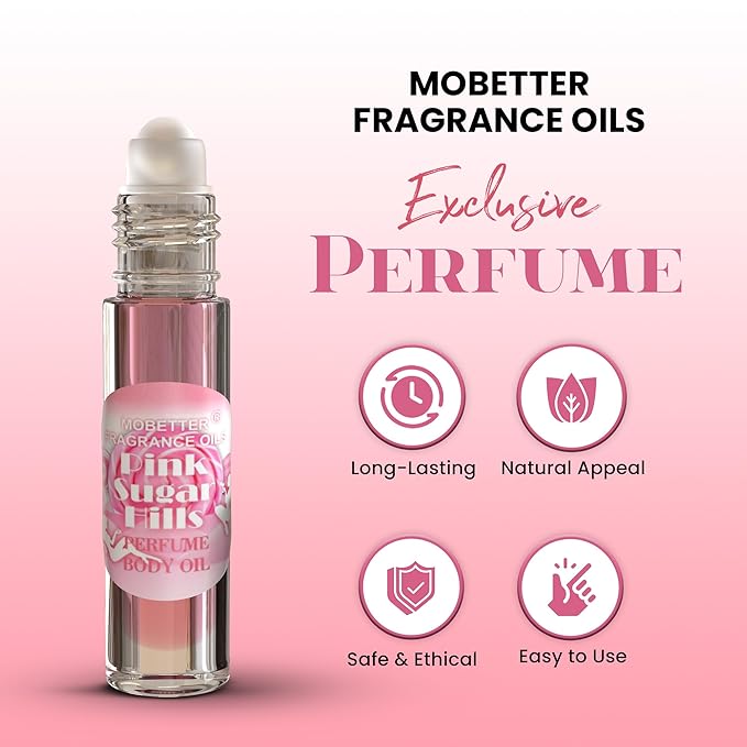 MOBETTER FRAGRANCE OILS Pink Sugar Hills Women Perfume Body Oil, notes of - Image 3