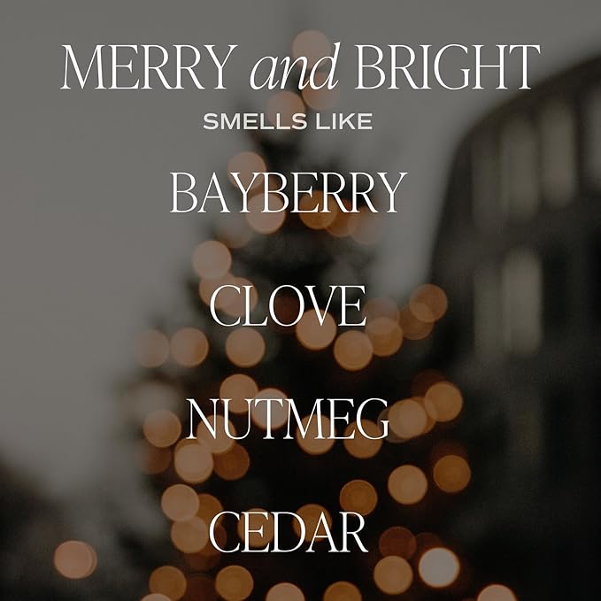 Sweet Water Decor Merry and Bright Candle - Image 2