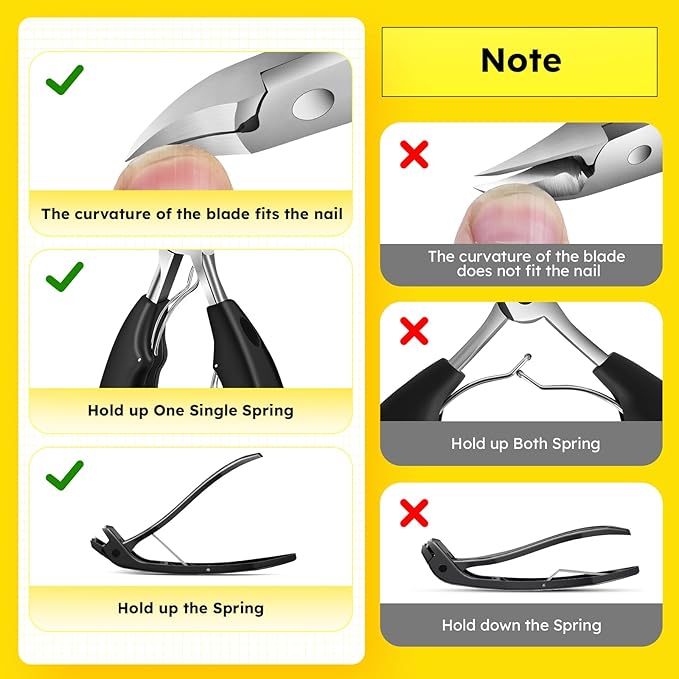 Nail Clippers for Seniors, Heavy Duty Ingrown Toenail Clippers - Image 8
