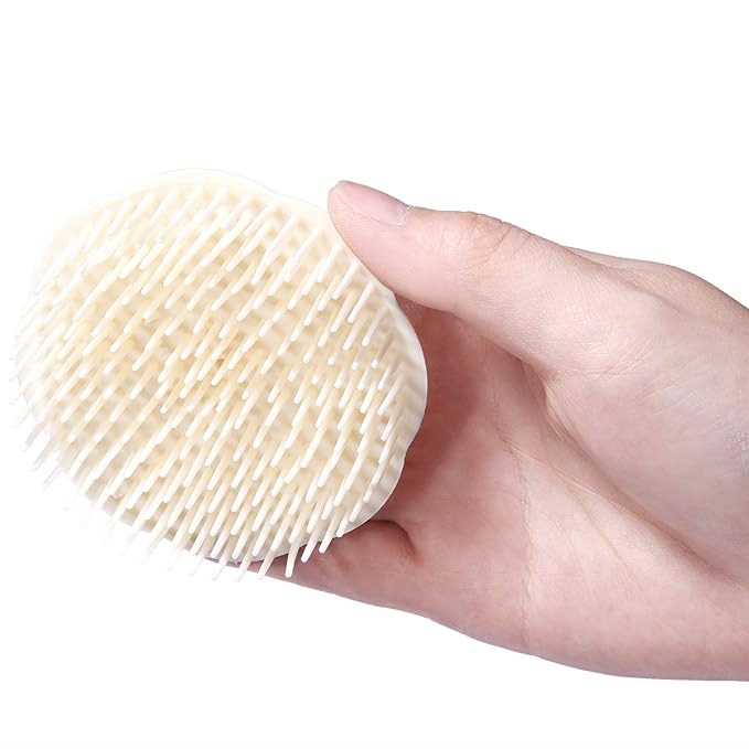 Aroveea Hair Scalp Brush Dandruff Cleaning Brush Shower Scalp Shampoo Brush - Image 4