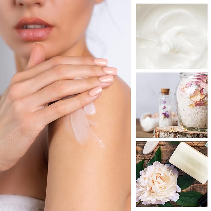 Peony Spa Gift Set for Women, Luxury 9 Pcs Bath Salts Set, Relaxation Gifts for - Image 2