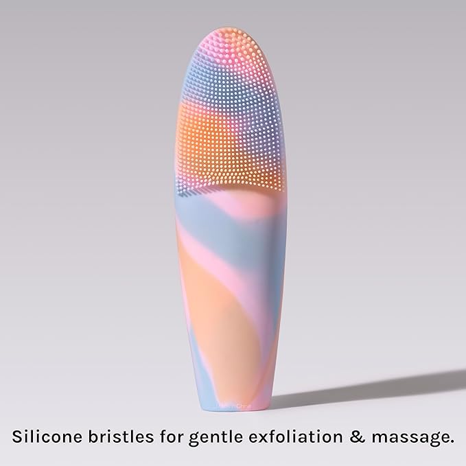 LOLLIPOP Handle Dual-Sided Silicone Face Scrubber, Face Exfoliator, Synthetic - Image 4
