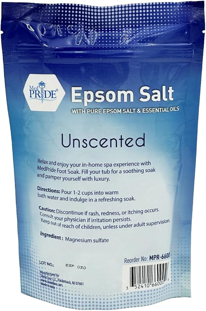 MED PRIDE Epsom Salt Foot Soak for Pain Relief and Muscle Recovery - Image 6
