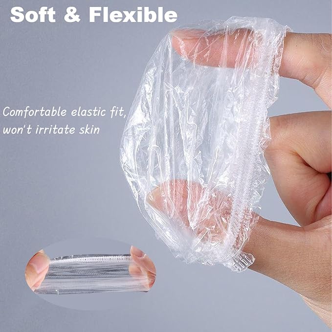 Disposable Ear Covers – 600 Pcs Soft Elastic Plastic Ear Caps - Image 3