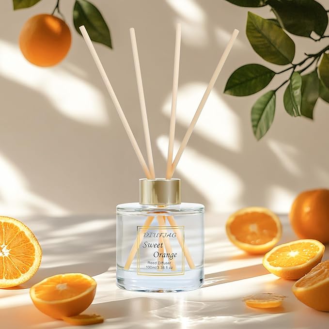 200ml Scent Diffuser with 6 Fiber Sticks, 6.76 oz Reed Diffuser Set - Image 3