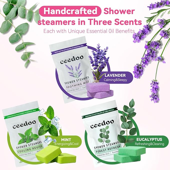 Shower Steamers Aromatherapy 6 Pack - Image 2