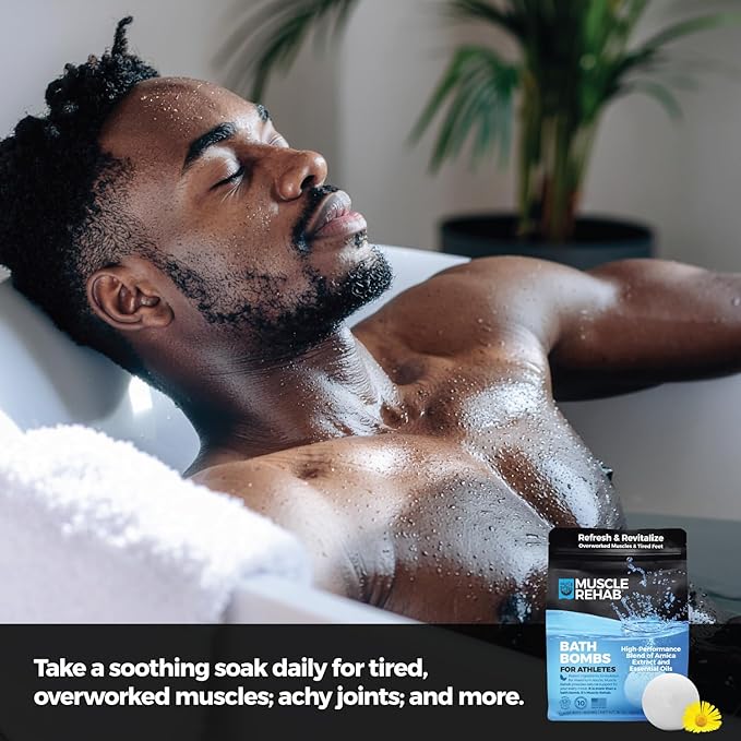 Muscle Rehab Magnesium Epsom Salt Bath Bombs - Image 5