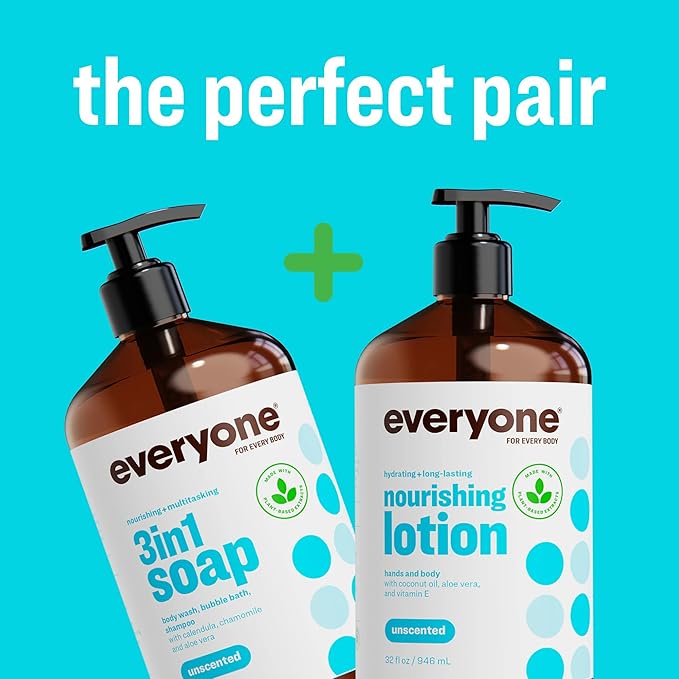 Everyone 3-in-1 Soap, Body Wash, Bubble Bath, 32 Ounce, made - Image 6
