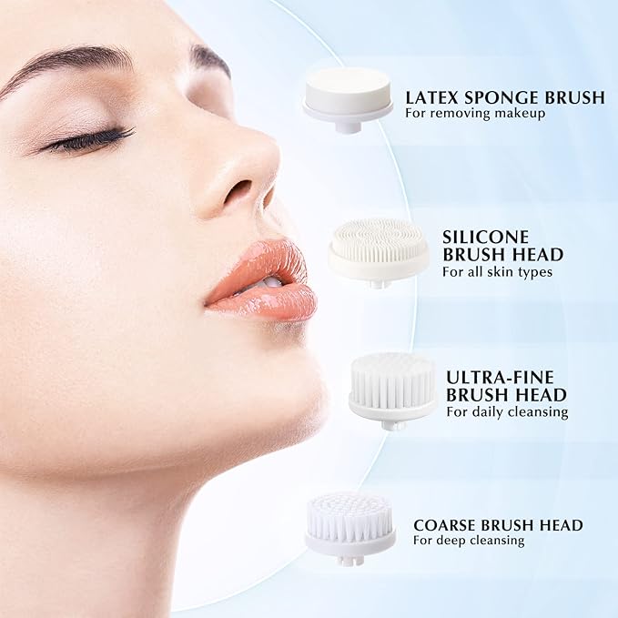 Only Compatible with COSLUS 7IN1 FBS-D Face Cleansing Brush Replacement Heads 4 - Image 5