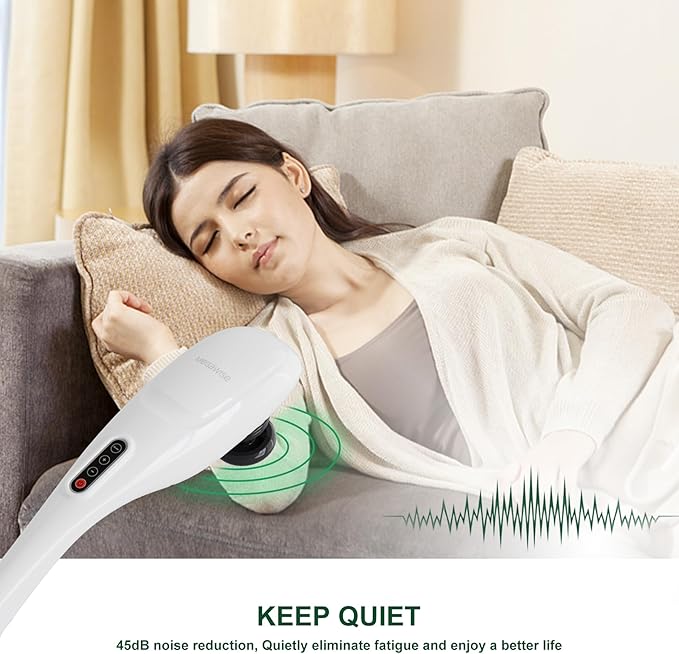 MEGAWISE Handheld Back Massager | Deep Tissue Percussion Relief - Image 2