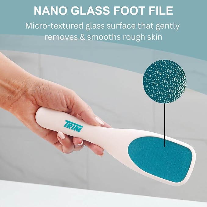 Trim Neat Feet Foot Care Implements Nano Glass Foot File, Hard Skin Remover - Image 2