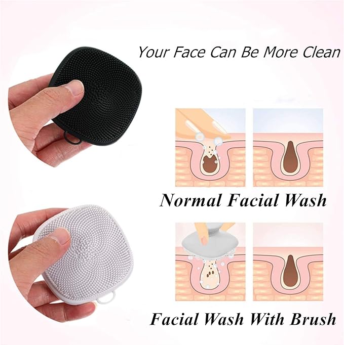 Face Scrubber 2Pack Silicone Face Scrubber - Image 2