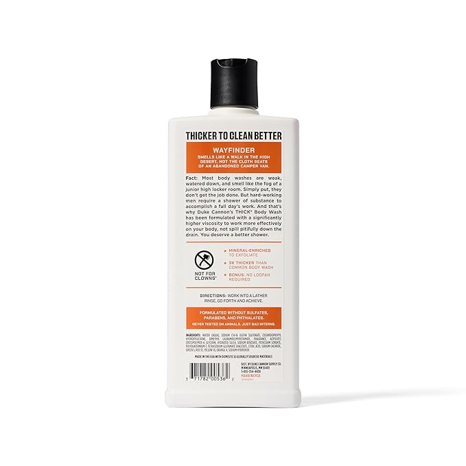 Duke Cannon Supply Co. Thick High Viscosity Body Wash – 3X Thicker, Cleansing - Image 8