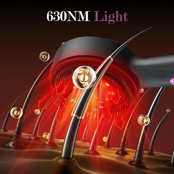 3-in-1 Rechargeable Scalp Massager Hair Growth Oil Applicator, Gentle - Image 4