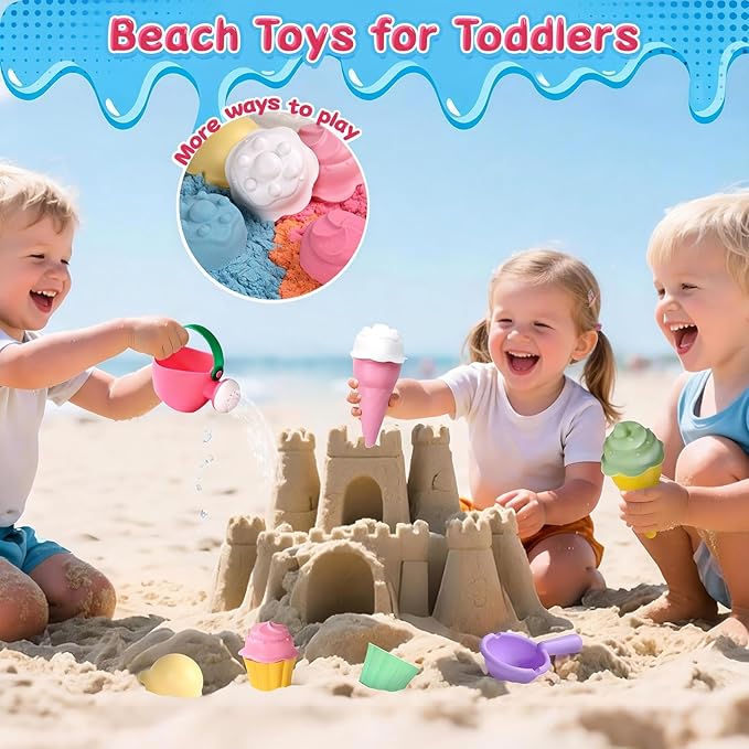 Bath Toys for Kids Ages 4-8 3-5 Toddler Bath Toys Bathtub Ice Cream Foam Maker - Image 9