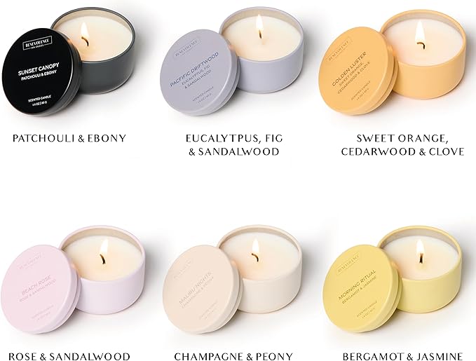 Benevolence LA Candle Gift Set – 6 Soy Scented Candles | Aromatherapy Candles - Image 3