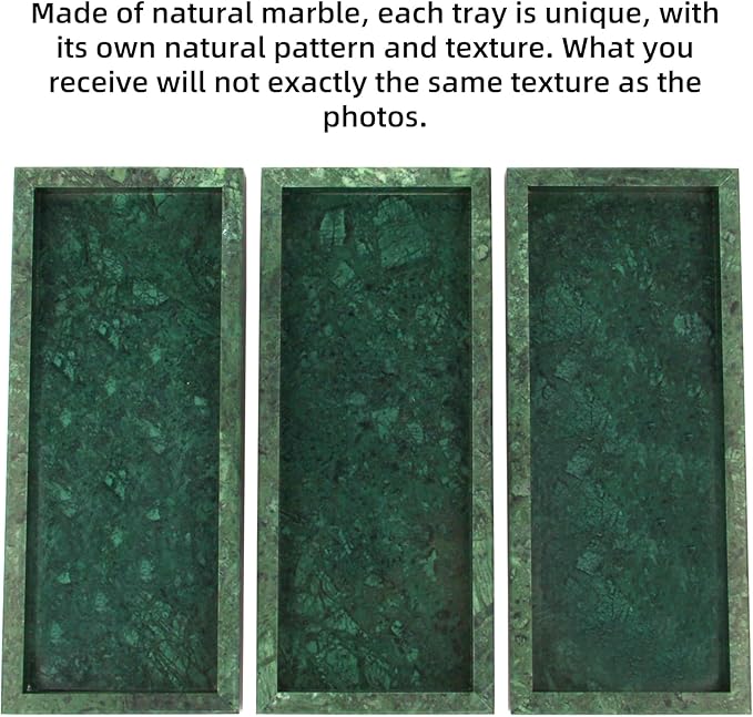 Marble Bathroom Vanity Tray, Luxury Natural Stone Small Decorative Tray - Image 4