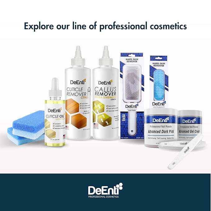 DeEnti Instant Cuticle Remover Gel, Eucalyptus, 8 Oz Bottle, Professional - Image 9