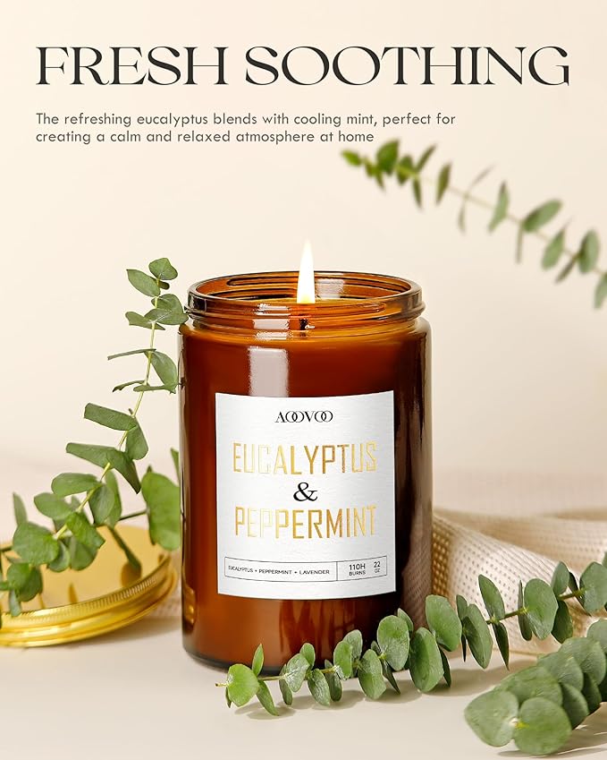 AOOVOO Eucalyptus Mint Candle - Image 2