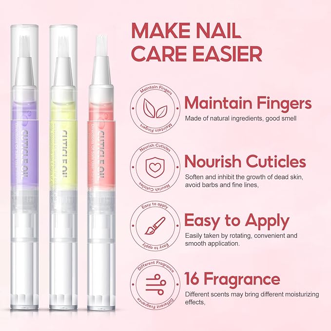 PEACECOLOR 16Pcs Cuticle Oil Pen - Image 3