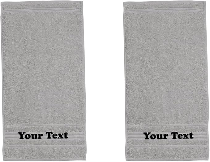 Personalize Your Towels with Custom Embroidery: Names, and Initials. Perfect by Ephesos