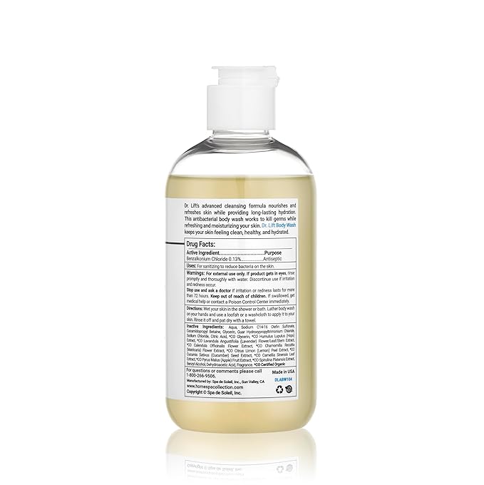 DR. LIFT Antibacterial Body Wash, 8 oz - Image 4