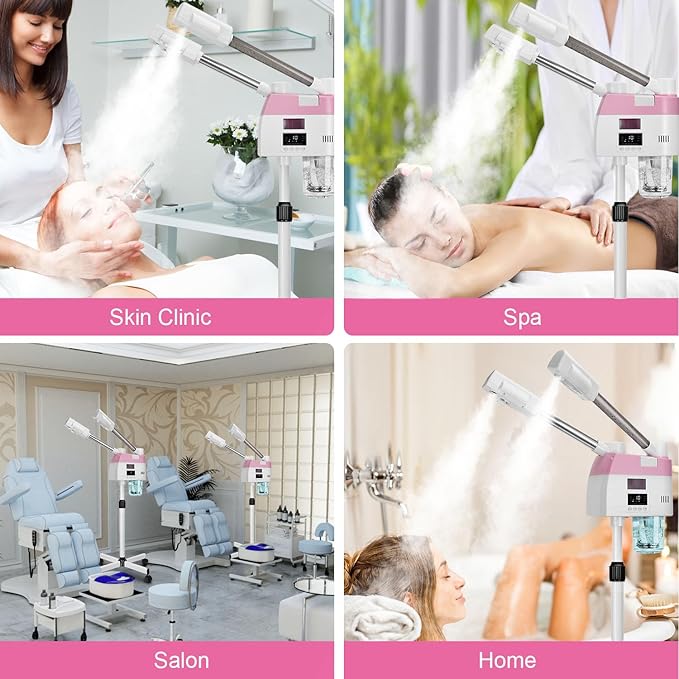 Professional Facial Steamer, 2 in 1 Facial Steamers - Image 7