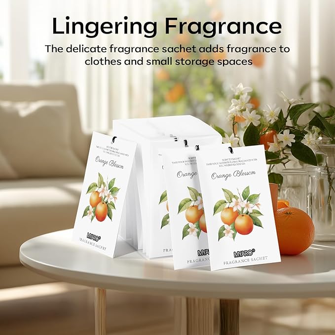 MYARO 12 Packs Orange Scented Sachets - Image 7