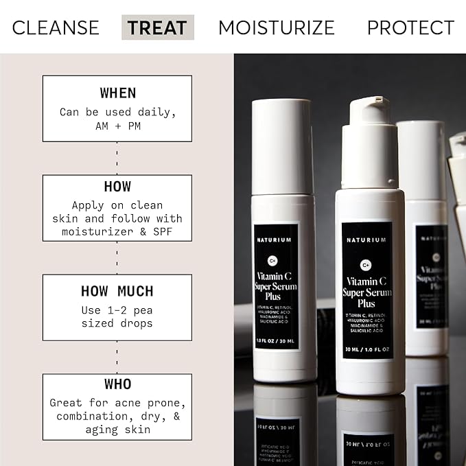 Naturium Vitamin C Super Serum Plus, Smoothing Face Care, plus Retinol - Image 2