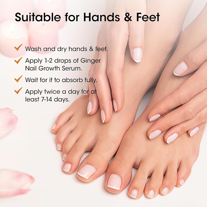 Gellen 30ml Ginger Nail Growth Serum - Image 9