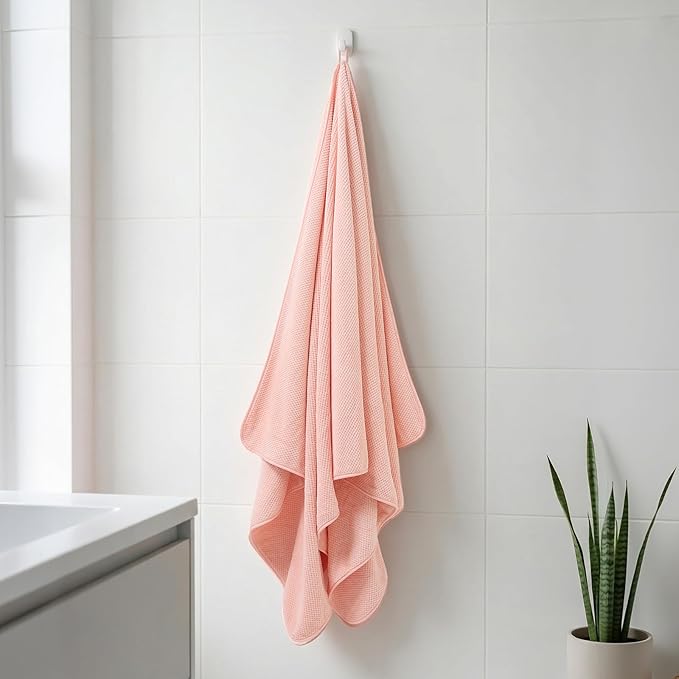REDKISS Pack of 2 Jumbo Bath Sheets, 40 x 80 Inches Microfiber Bath Towels - Image 7